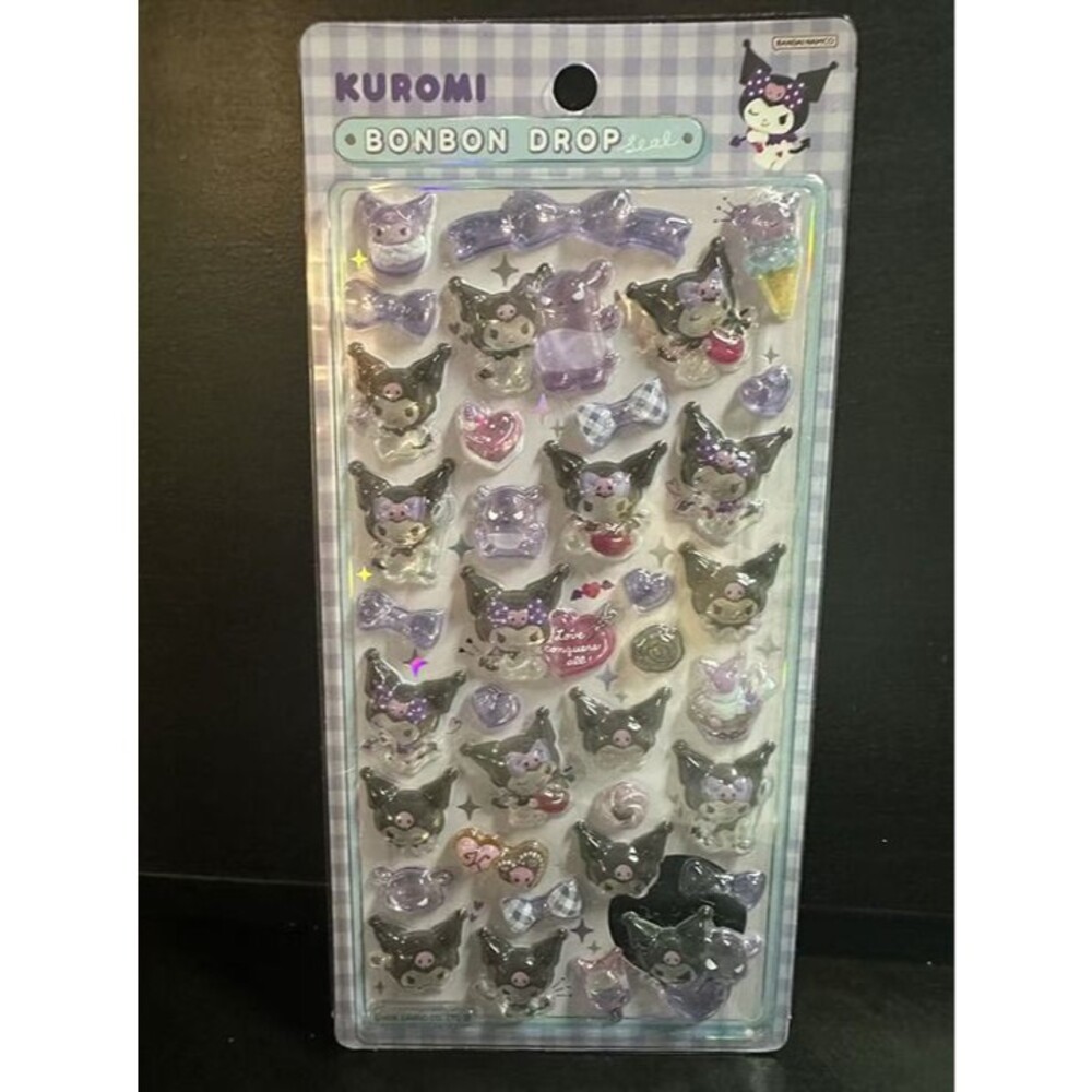 Kuromi Bonbon Drop Seal 2nd Edition Bondro Authentic Sanrio Kawaii Japan
